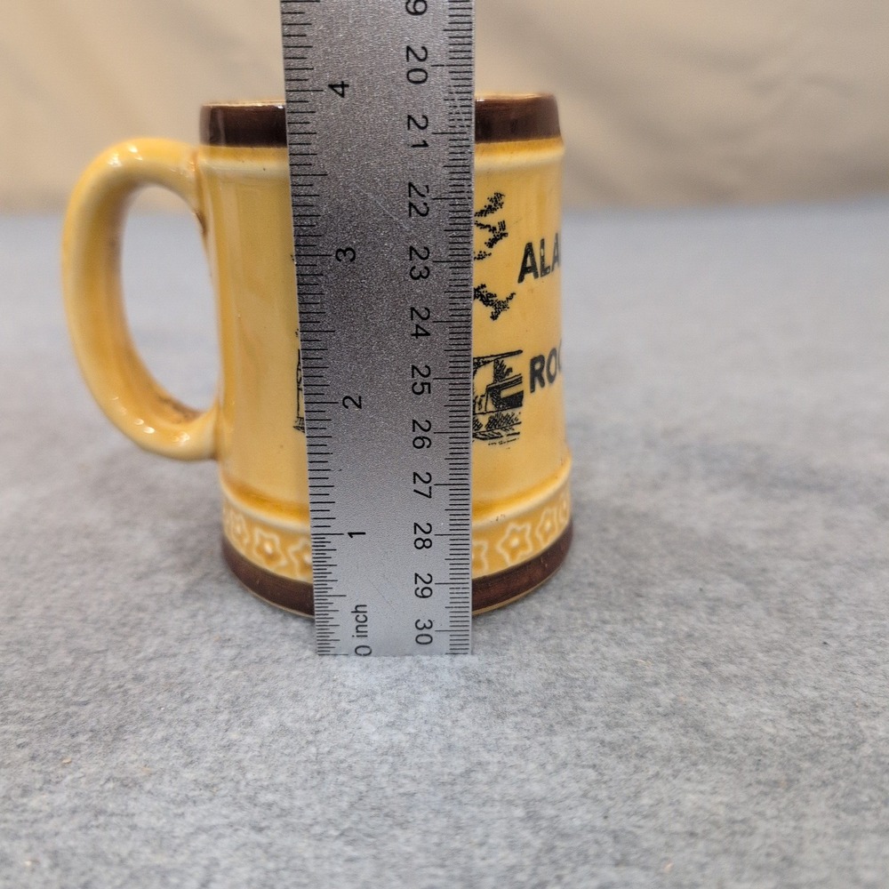 Alabama Space and Rocket Center Mug Yellow Ceramic Rocket‎ Ship Graphic Souvenir - Picture 6 of 6